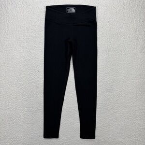 The North Face Athletic Leggings Women's Small Black Stretch Yoga Gym‎